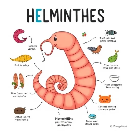 Mais au fait, c'est quoi un helminthe ?